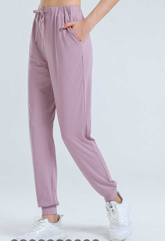Sit Back Drawstring Nylon Joggers 29"