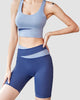 Saber Cut Biker Shorts High Waist 7.5"