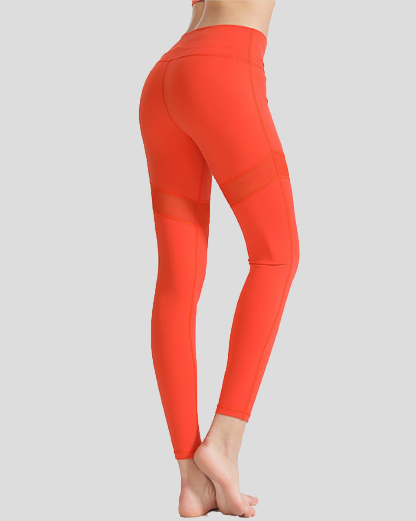Wave Mesh Nylon Fitness Leggings 26"