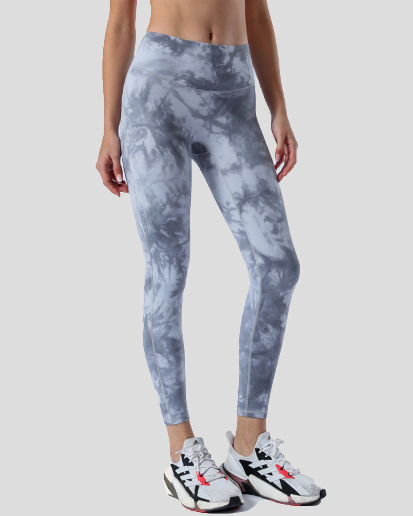 Vapor Tie Dye Print Leggings High Waist 26"