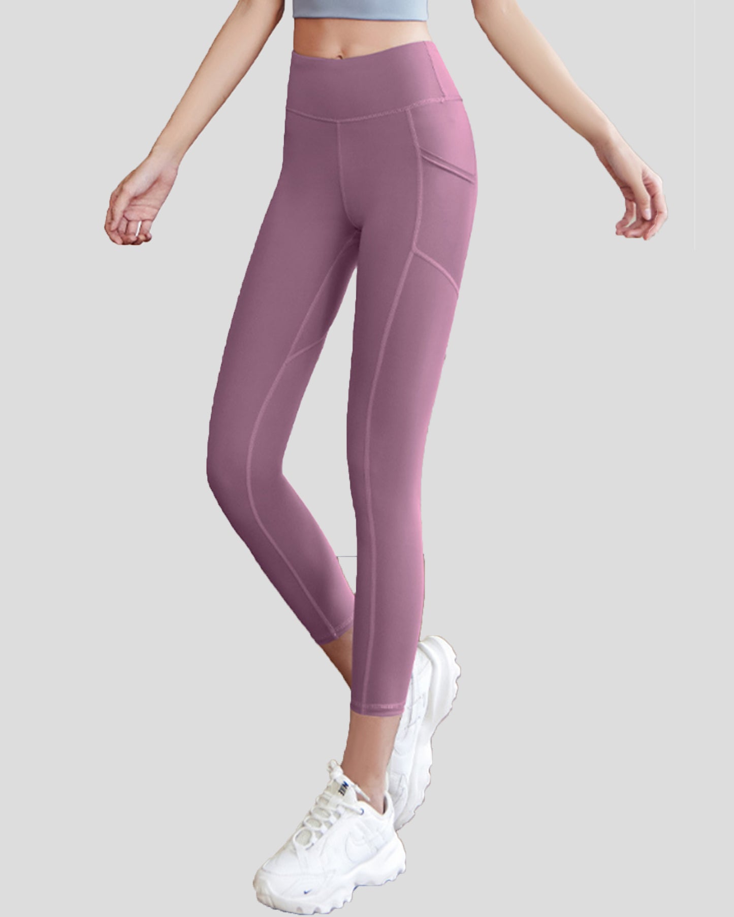 Flight Pocket Crop Leggings High Waist 26"